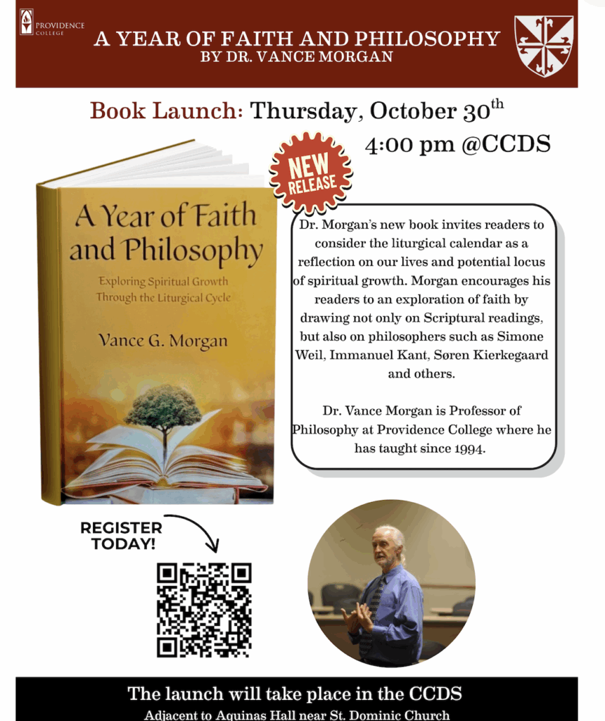 Flyer about the book release